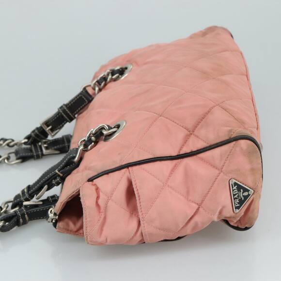 PRADA Shoulder Bag Nylon Pink - Picture 5 of 13